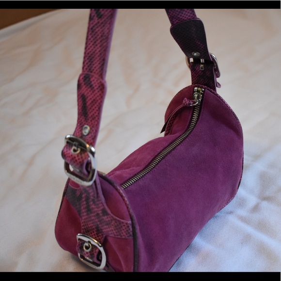 DKNY pink and print handbag - Picture 6 of 8